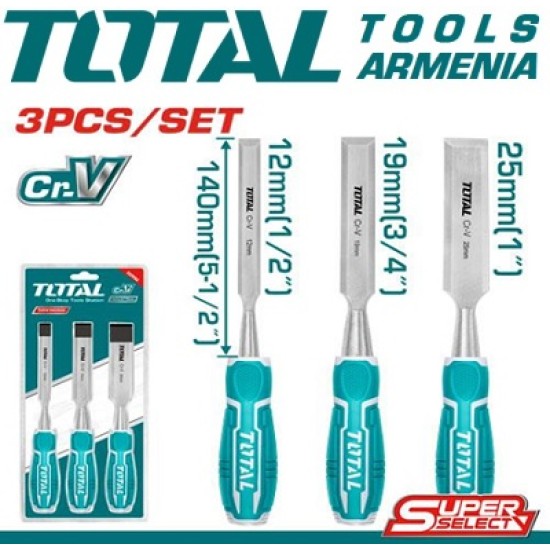 A set of wood chisels 3 pcs. A set of wood chisels 3 pcs.