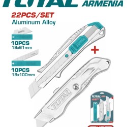 Utility knife set 22pcs