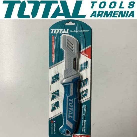 Cable stripping knife curved