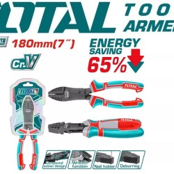 Compound action combination pliers 180mm