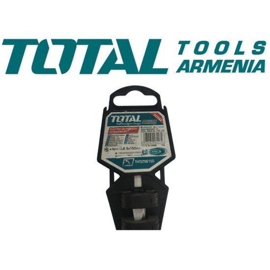 Impact Slotted screwdriver ﻿﻿SL6.5x150mm