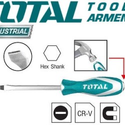Impact Slotted screwdriver ﻿﻿SL8x200mm