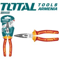 Long Nose Pliers Curved Dielectric 1000V 200mm