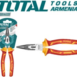 Long Nose Pliers Curved Dielectric 1000V 200mm