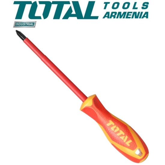 INSULATED SCREWDRIVER PZ1 X 80mm 1000V