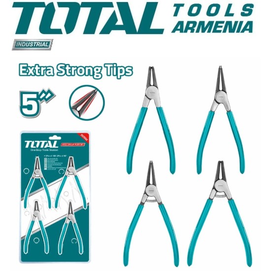 4pcs circlip pliers set 5inch