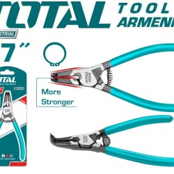 Circlip pliers opener 7inch curved