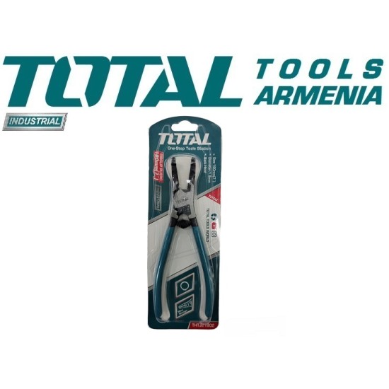 Circlip pliers opener 7inch curved