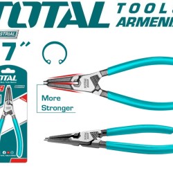 Circlip pliers clamping 7inch straight (without spring)