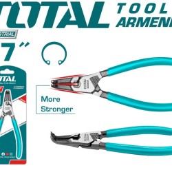 Circlip pliers clamping 7inch curved