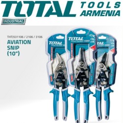 Metal shears with left cut 250mm