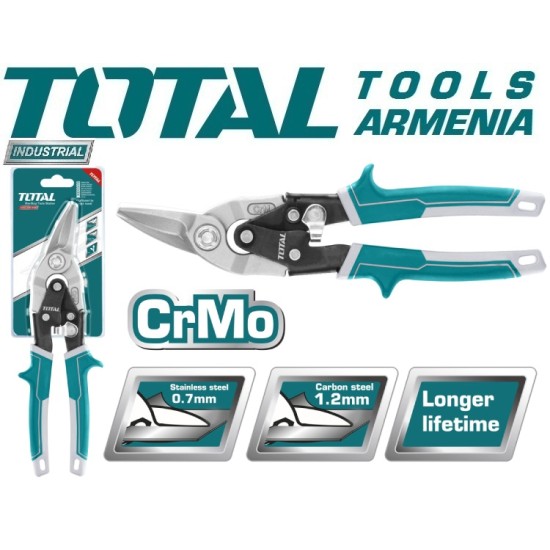 Metal shears with left cut 250mm Metal shears with left cut 250mm