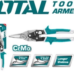 Metal shears with straight cut