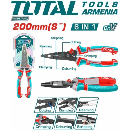 6 in 1 Multifunctional Combination Pliers 6 in 1 Multifunctional Combination Pliers