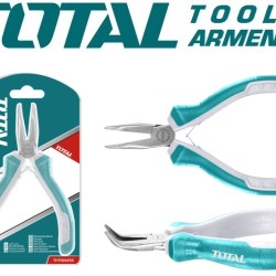 Mini long curved nose pliers 115mm