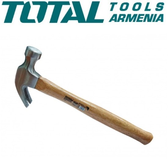 Wooden handle nail hammer 220g