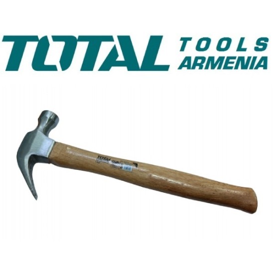 Wooden handle nail hammer 220g