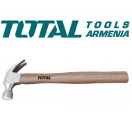 Wooden handle nail hammer 450g