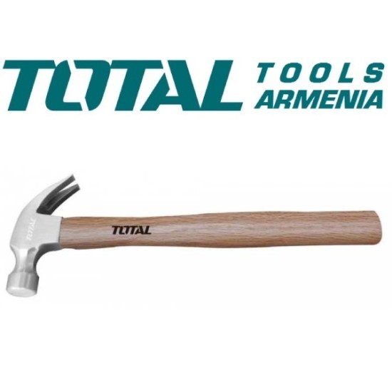 Wooden handle nail hammer 220g Wooden handle nail hammer 220g