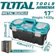 Plastic tools box 17"