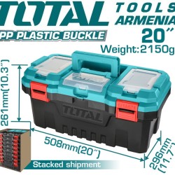 Plastic tools box 20"