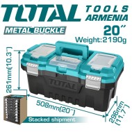 Plastic tools box 20"