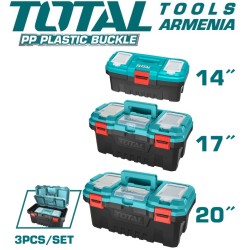Plastic tools box set 3pcs
