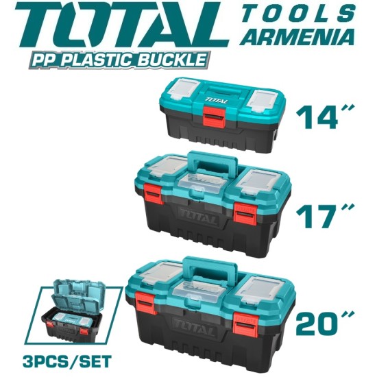 Plastic tools box set 3pcs Plastic tools box set 3pcs