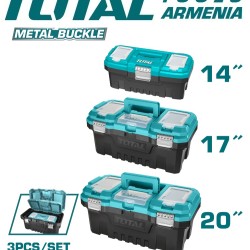 Plastic tools box set 3pcs