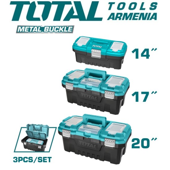 Plastic tools box set 3pcs Plastic tools box set 3pcs