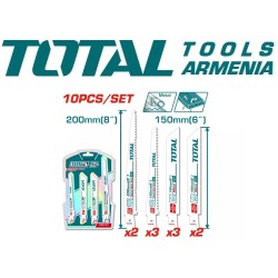 Reciprocating saw blades set