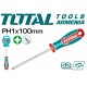 Phillips crosshead screwdriver PH1x100mm Phillips crosshead screwdriver PH1x100mm