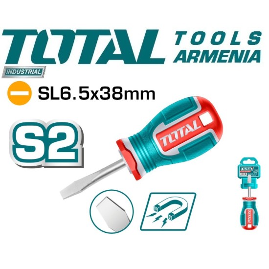 Slotted screwdriver SL6.5x38 mm Slotted screwdriver SL6.5x38 mm