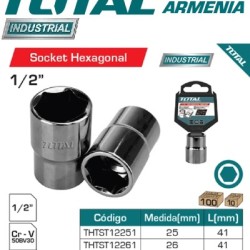 Socket head 10mm - 1/2 "