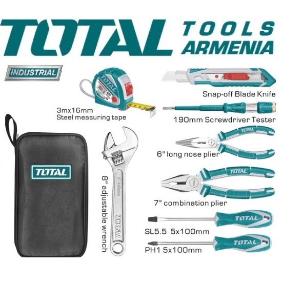 Set of tools 8 pieces Set of tools 8 pieces