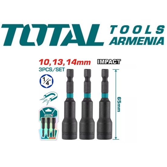 Magnetic impact nut set Magnetic impact nut set
