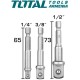 Socket adaptors set 3pcs