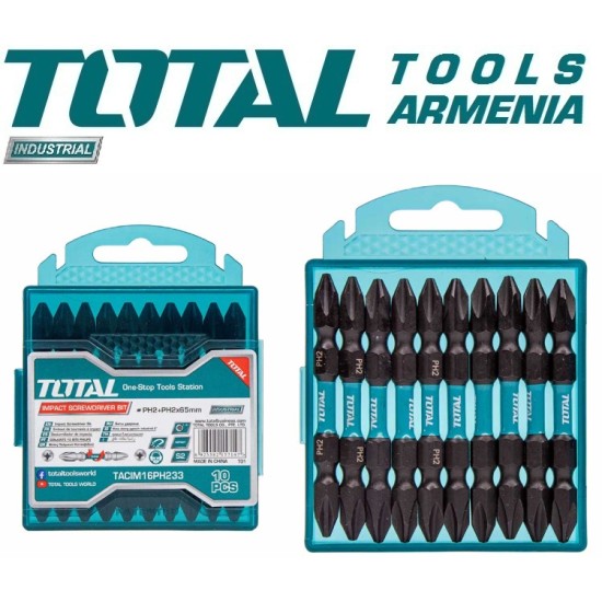 PH2 impact screwdriver bits set 10pcs