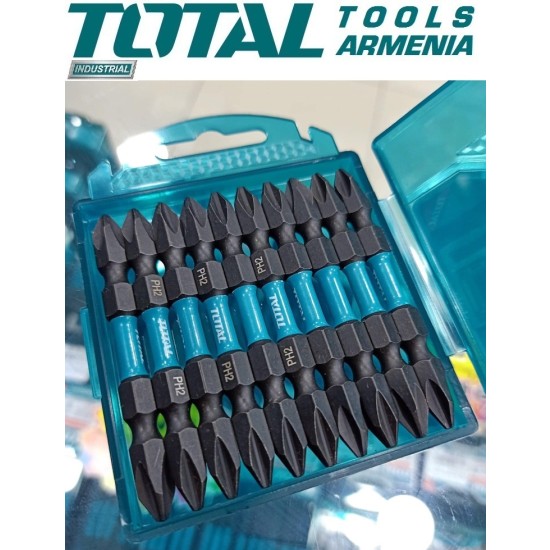 PH2 impact screwdriver bits set 10pcs