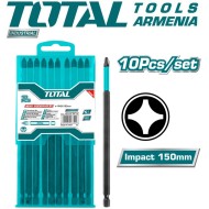 PH2 impact screwdriver 150mm bits set 10pcs