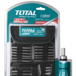 Reversible screwdriver with bits 26 pcs.