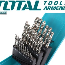 HSS twist drill bit set 25pcs