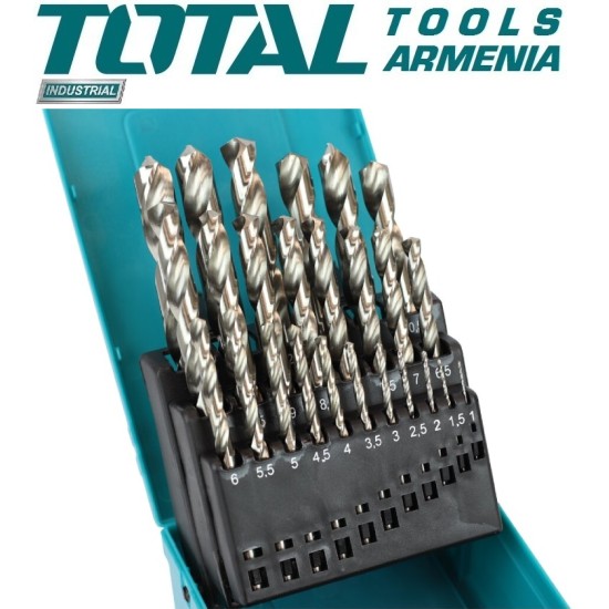 HSS twist drill bit set 25pcs HSS twist drill bit set 25pcs