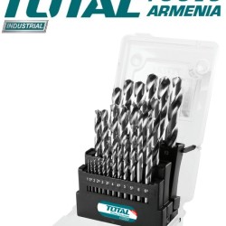 HSS twist drill bit set 25pcs