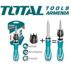 8 pcs ratchet screwdriver set