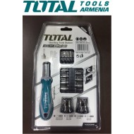 Reversible screwdriver with bits 24 pcs.