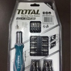 Reversible screwdriver with bits 24 pcs.