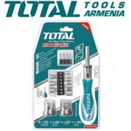 Reversible screwdriver with bits 24 pcs.