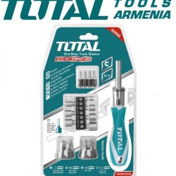 Reversible screwdriver with bits 24 pcs.