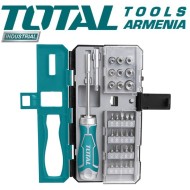 Reversible screwdriver with attachments 33pcs.
